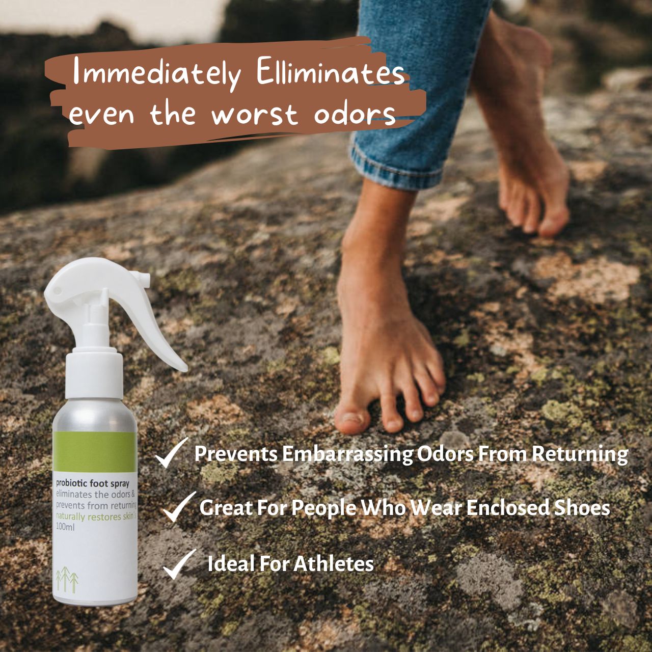 Natural Probiotic Foot Spray